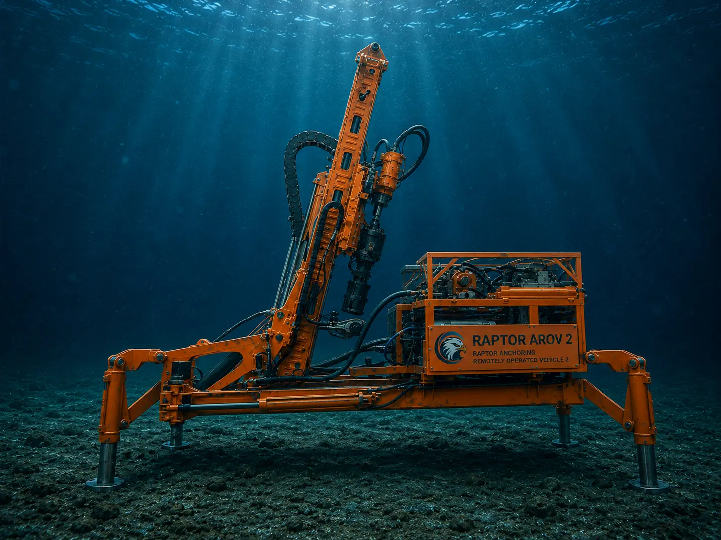 AROV 2 deployed on seabed